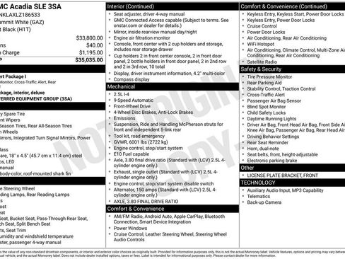 Used 2020 GMC Acadia SLE image 4