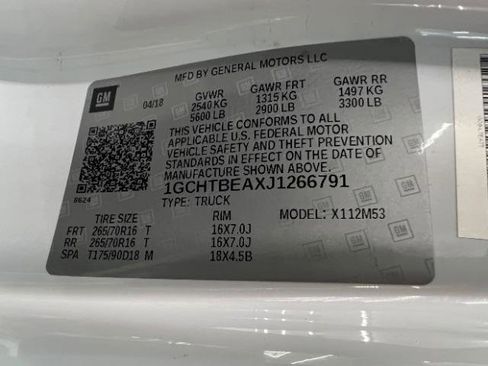 Used 2018 Chevrolet Colorado W/T w/ WT Convenience Package AWD/4WD image 31