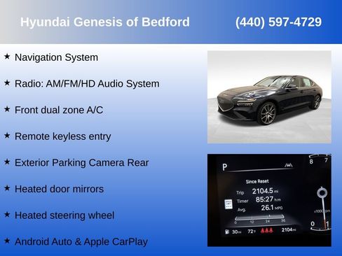 Used 2026 Genesis G70 2.5T AWD/4WD image 7