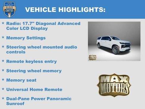 New 2026 Chevrolet Suburban Premier w/ Sun And Tow Package image 23