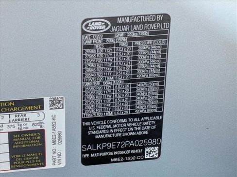 Certified 2023 Land Rover Range Rover SE AWD/4WD image 28