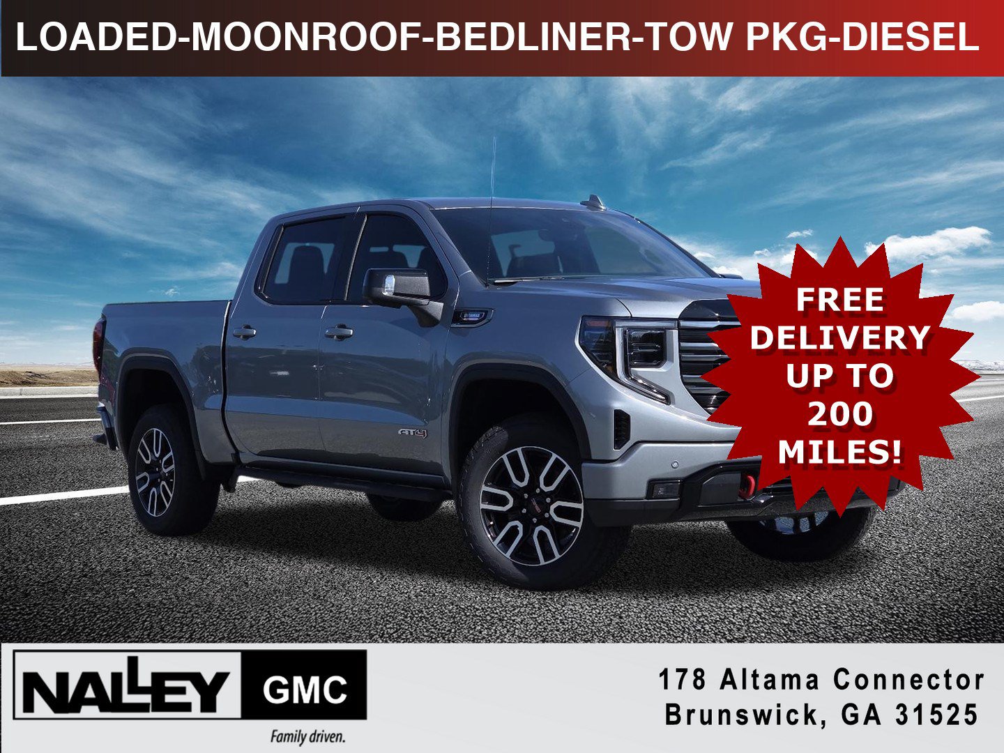 New 2026 GMC Sierra 1500 AT4 w/ AT4 Premium Package AWD/4WD 360° Tour
