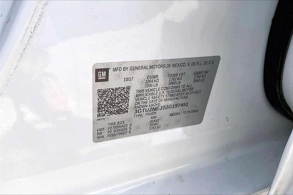 Used 2018 GMC Sierra 1500 SLT AWD/4WD image 19