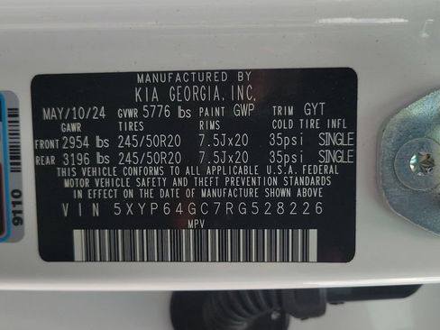 Used 2024 Kia Telluride S w/ S Sunroof Package FWD image 25