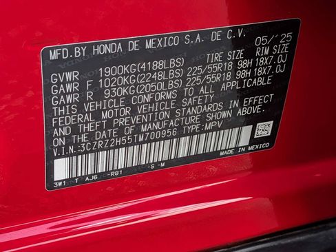 Certified 2026 Honda HR-V Sport image 29