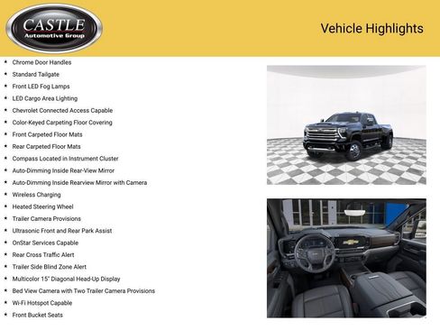 New 2026 Chevrolet Silverado 3500 High Country w/ Technology Package AWD/4WD image 20