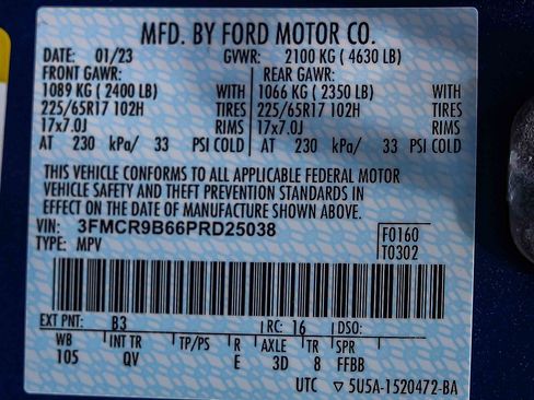 Used 2023 Ford Bronco Sport Big Bend w/ Convenience Package AWD/4WD image 28