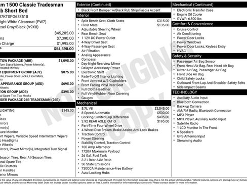 Used 2023 RAM 1500 Tradesman w/ Trailer Tow Package AWD/4WD image 3