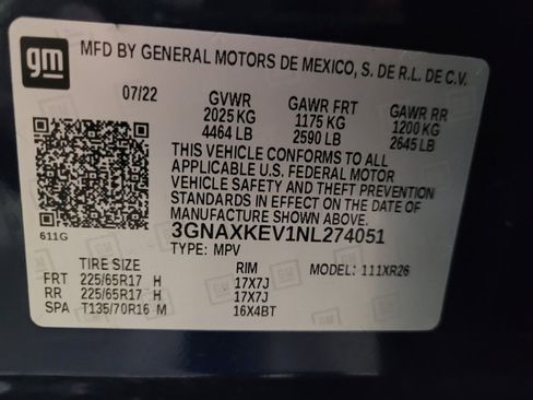 Used 2022 Chevrolet Equinox LT FWD image 33