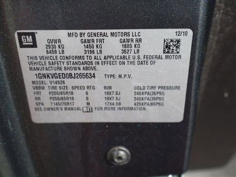 Used 2011 Chevrolet Traverse LT w/ Personal Connectivity Package AWD/4WD image 30