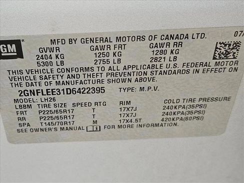 Used 2013 Chevrolet Equinox LT w/ LPO, Protection Package image 15