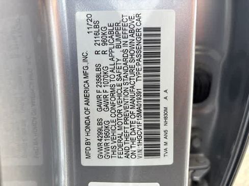 Used 2021 Honda Accord LX image 22