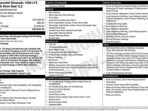 Used 2023 Chevrolet Silverado 1500 LTZ RWD image 42