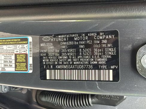 New 2026 Hyundai Palisade Calligraphy FWD image 32