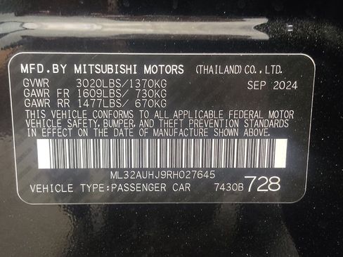Used 2024 Mitsubishi Mirage ES image 33