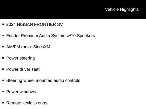 Certified 2024 Nissan Frontier SV AWD/4WD image 6