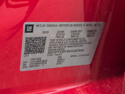 Used 2019 Chevrolet Silverado 1500 Custom Trail Boss w/ Custom Convenience Package image 32