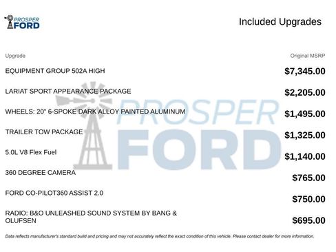 Used 2022 Ford F150 Lariat w/ Equipment Group 502A High image 3