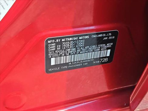 Used 2018 Mitsubishi Mirage ES FWD image 24