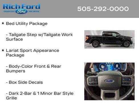 Certified 2023 Ford F150 Lariat w/ Max Trailer Tow Package AWD/4WD image 93