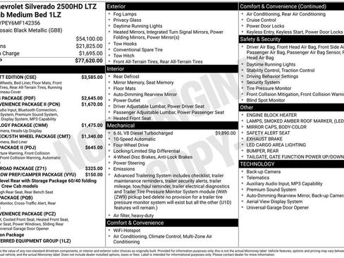 Used 2021 Chevrolet Silverado 2500 LTZ w/ Carhartt Edition AWD/4WD image 5