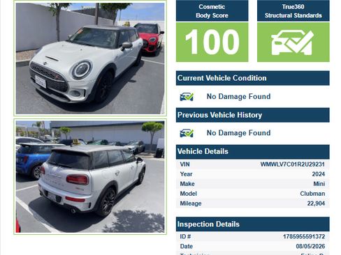 Used 2024 MINI Cooper Clubman S w/ Signature Upholstery Package FWD image 2