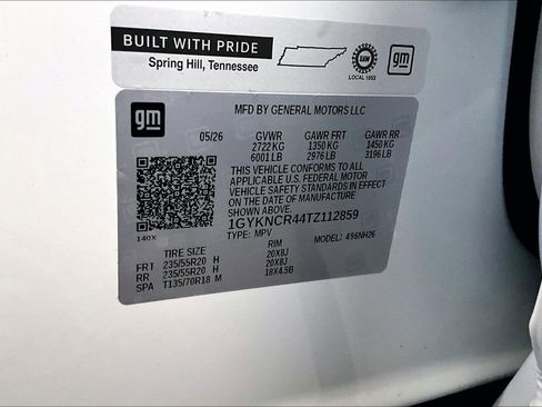 New 2026 Cadillac XT5 Premium Luxury w/ LPO, ONYX Package FWD image 36