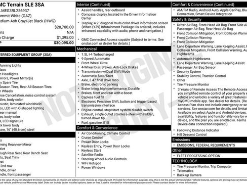 Used 2024 GMC Terrain SLE image 46