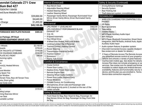 Used 2022 Chevrolet Colorado Z71 AWD/4WD image 43