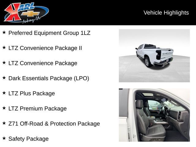 Used 2022 Chevrolet Silverado 1500 LTZ w/ LTZ Premium Package AWD/4WD image 2