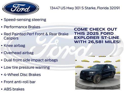 Certified 2025 Ford Explorer ST-Line w/ ST-Line Street Pack AWD/4WD image 32