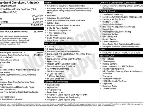 Used 2023 Jeep Grand Cherokee L Altitude AWD/4WD image 19