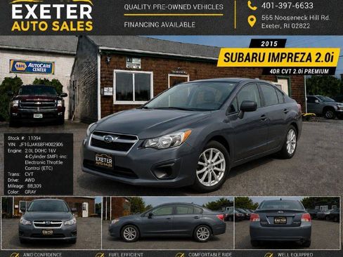 Used 2015 Subaru Impreza 2.0i Premium AWD/4WD image 1
