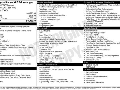 Used 2025 Toyota Sienna XLE FWD image 34