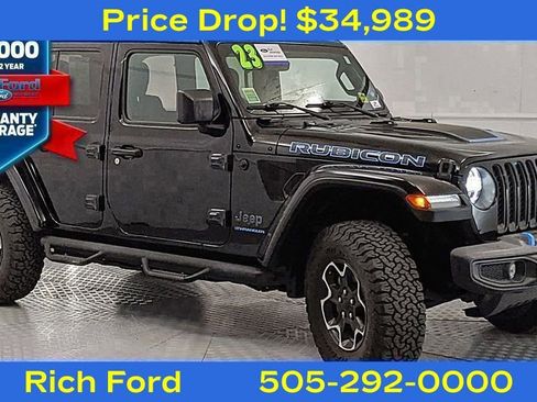 Used 2023 Jeep Wrangler Unlimited Rubicon 4xe AWD/4WD image 1