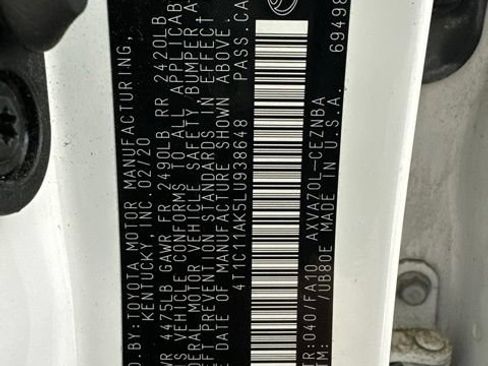 Used 2020 Toyota Camry LE FWD image 30