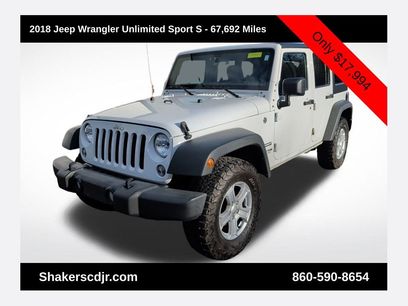 Certified 2018 Jeep Wrangler Unlimited Sport S