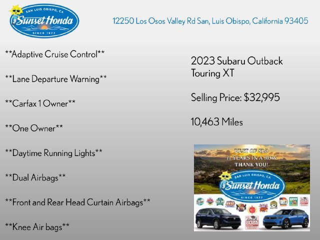 Used 2023 Subaru Outback Touring XT AWD/4WD image 4