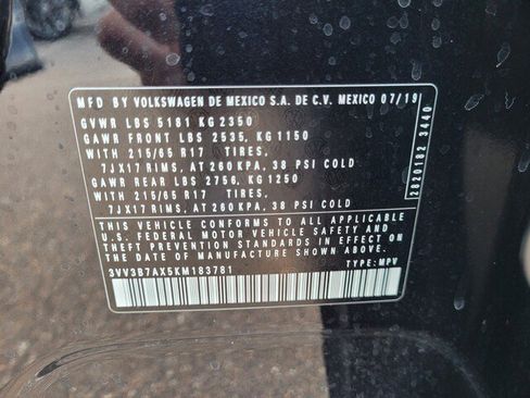 Used 2019 Volkswagen Tiguan SE image 31