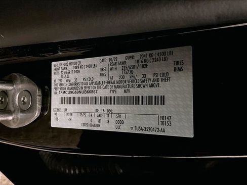 Used 2022 Ford Escape SE w/ Convenience Package AWD/4WD image 32