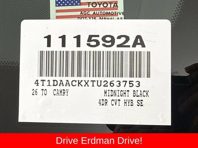 Used 2026 Toyota Camry SE FWD image 31