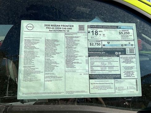New 2026 Nissan Frontier PRO-4X image 13