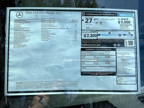 New 2026 Mercedes-Benz GLB 250 4MATIC image 26