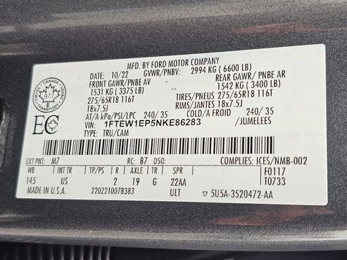 Used 2022 Ford F150 XLT w/ XTR Package AWD/4WD image 35