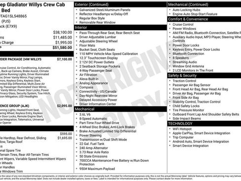 New 2025 Jeep Gladiator Mojave AWD/4WD image 46