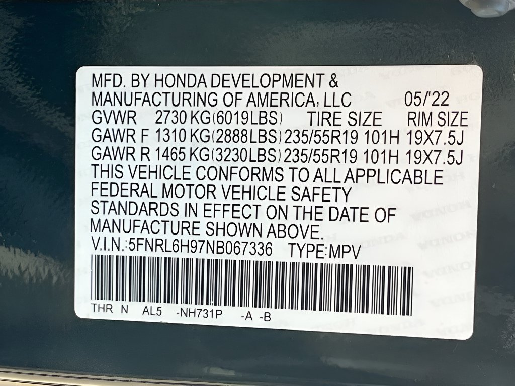 Used 2022 Honda Odyssey Elite image 35