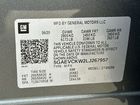 Certified 2020 Buick Enclave Avenir w/ Avenir Technology Package image 47