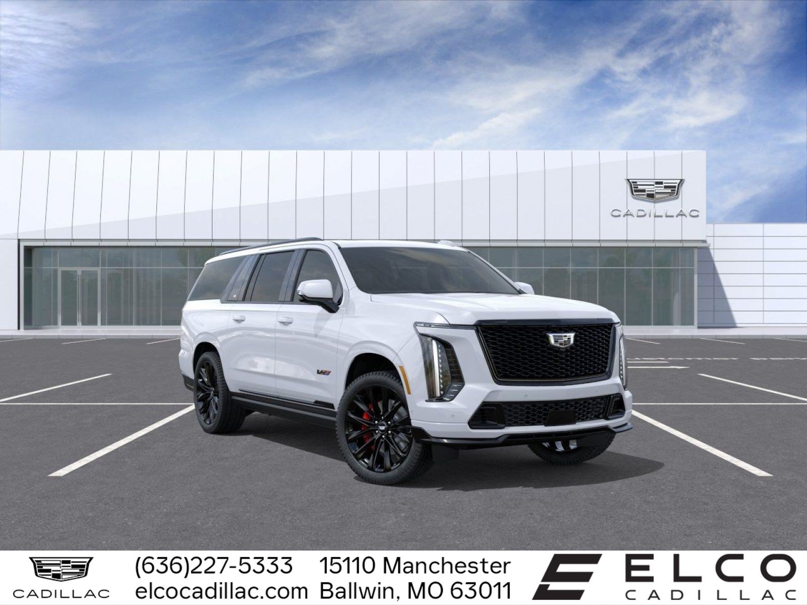 New 2026 Cadillac Escalade ESV V w/ LPO, ONYX Package AWD/4WD image 1