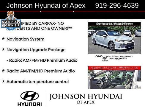 Used 2022 Toyota Camry XLE w/ Navigation Upgrade Package FWD image 14