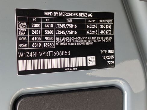 New 2026 Mercedes-Benz Sprinter 2500 image 14